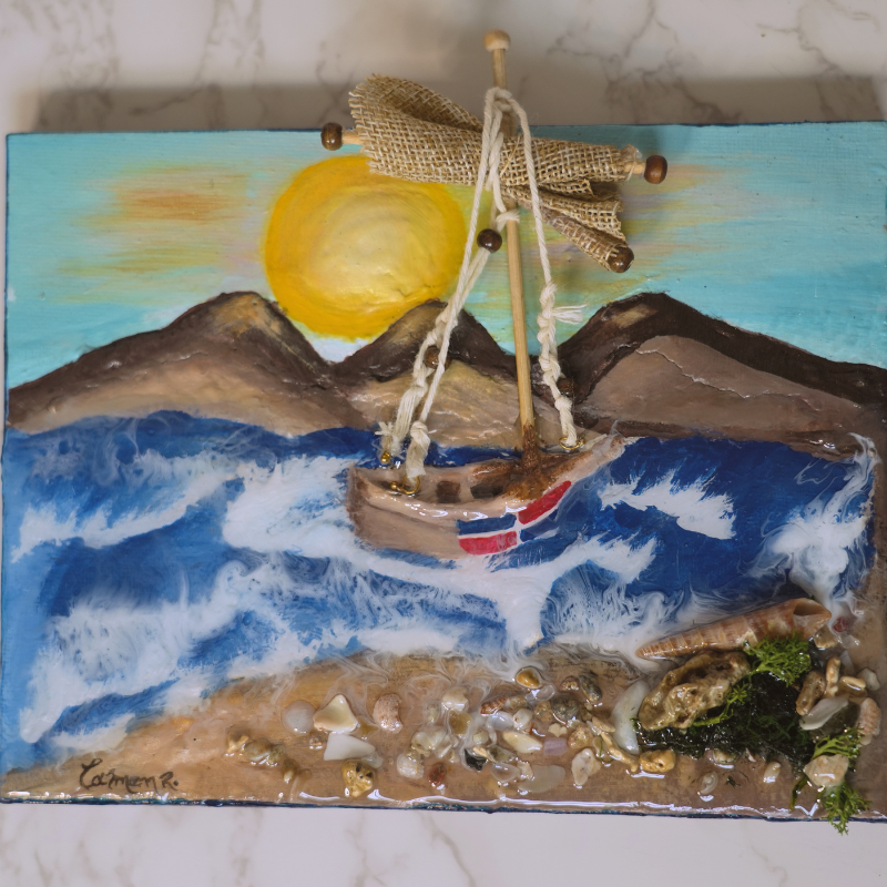 Miniature Caribbean Landscape
