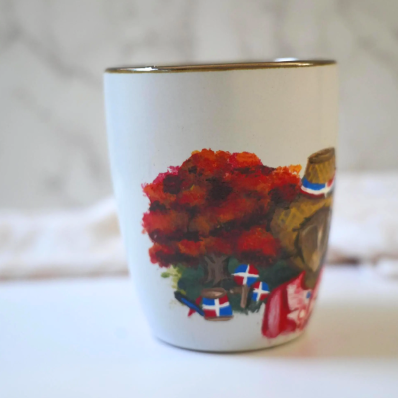 Mug Hand-Painted Dominican