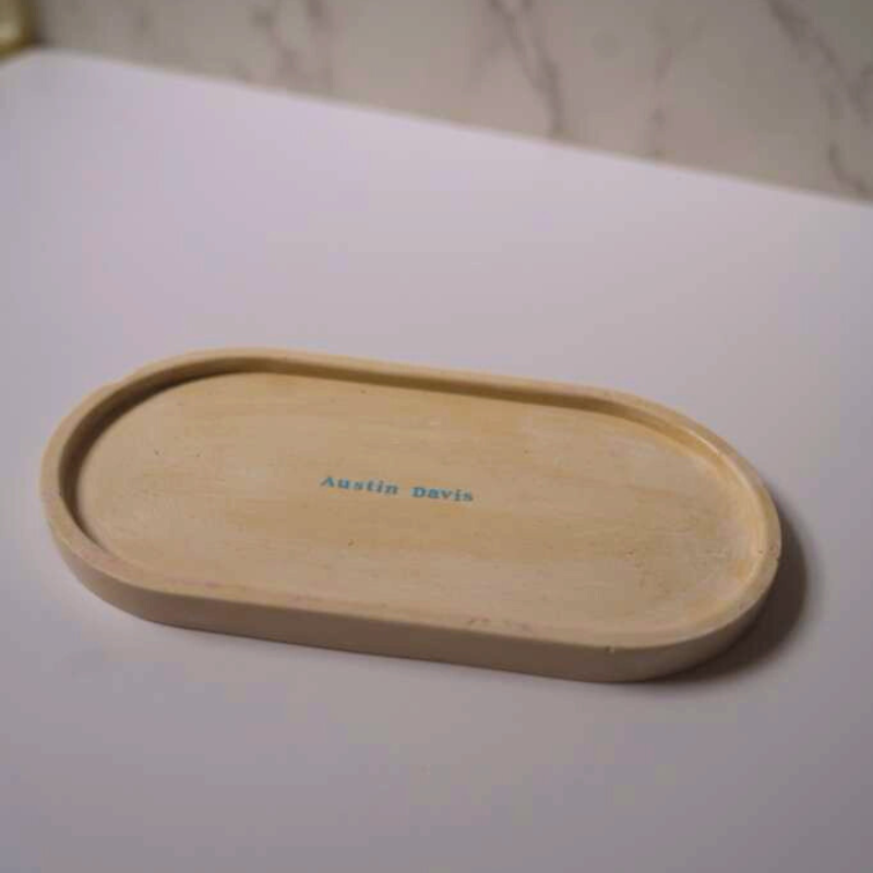 Personalized Wooden Key & Jewelry Holder Tray