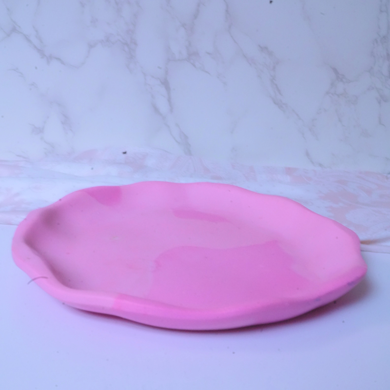 Handmade Clay Decorative Plate