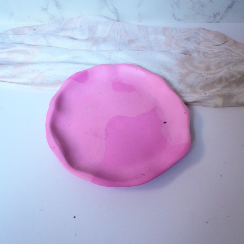 Handmade Clay Decorative Plate