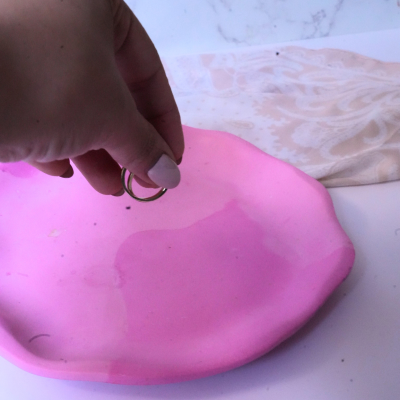 Handmade Clay Decorative Plate