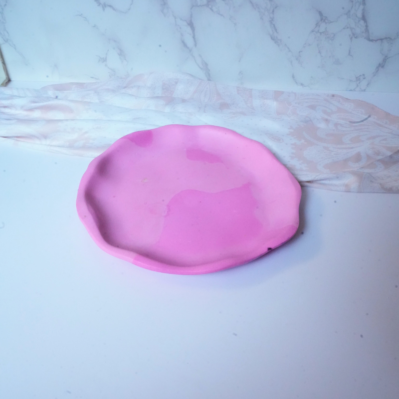 Handmade Clay Decorative Plate