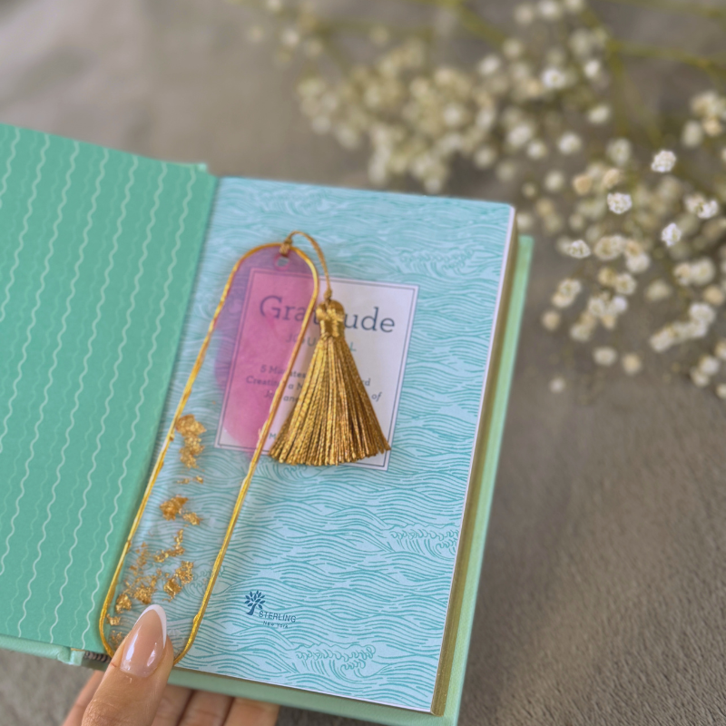 Resin Bookmark – Ocean Blue Gradient