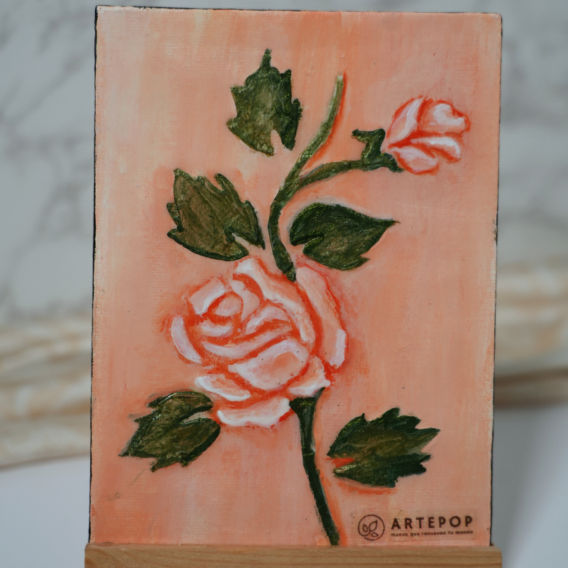 Mini Canva Rose