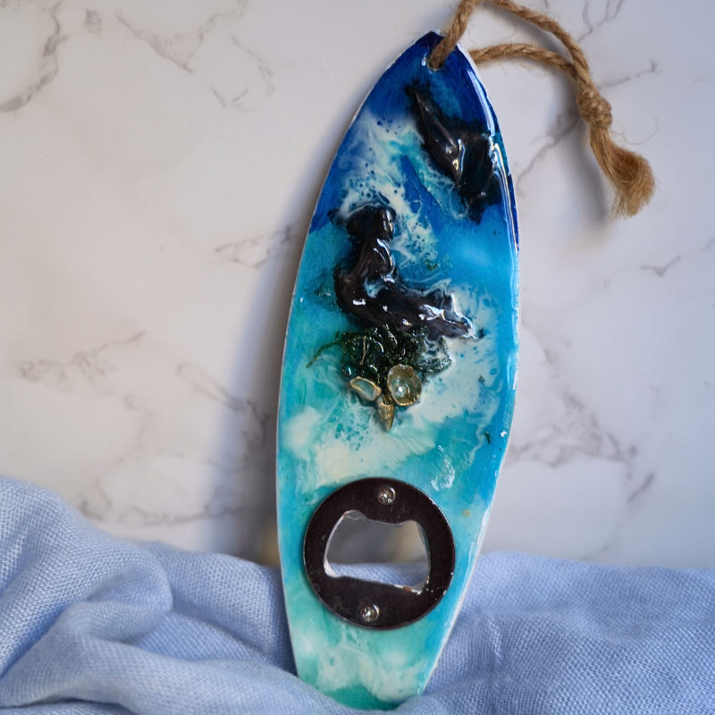 Custom gift Surfboard Bottle Opener