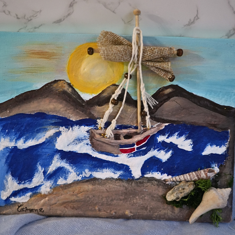 Miniature Caribbean Landscape