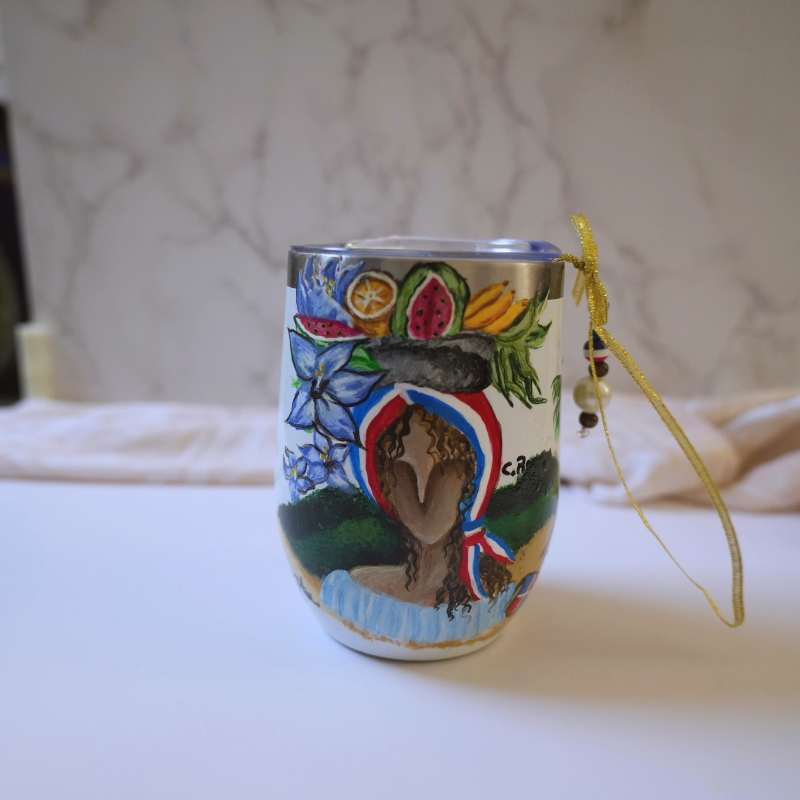 Custom Hand-Painted Tumbler – Personalized Design